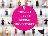 9 things I learnt during Frocktober